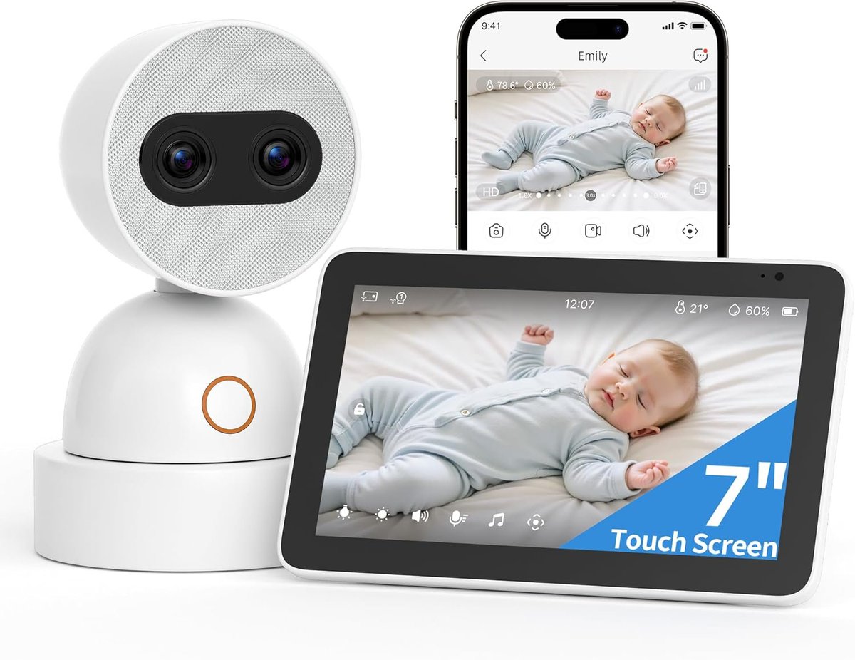 shivofferzone's tweet image. Dual 4MP Cameras with 7&quot; UHD Touch Screen &amp;amp; AI Tracking, now only $123.19 (23% OFF, was $159.99)
 #ParentingTech 

sovrn.co/15dhln6