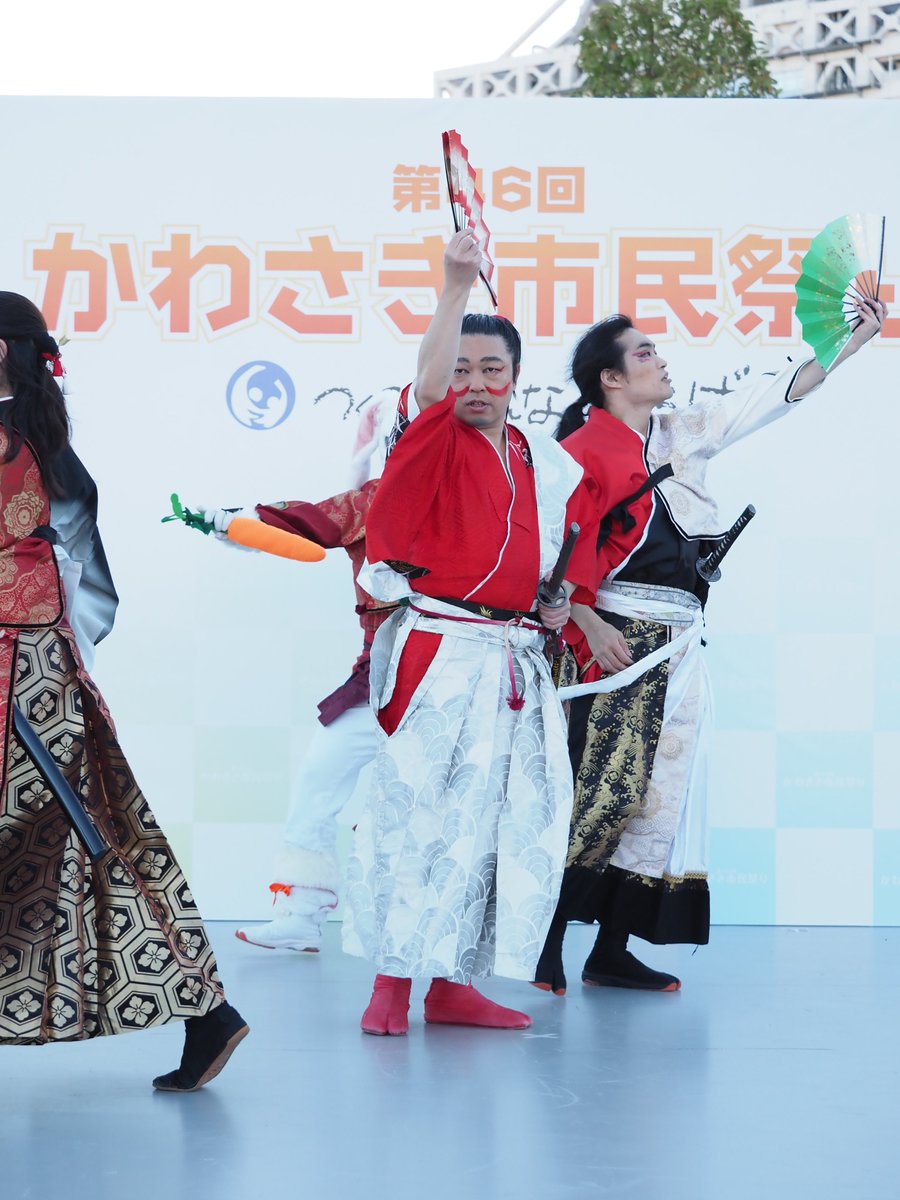 piesanlove's tweet photo. 侍円武雪刃代表の林充晃さん！　#侍円武雪刃 #かわさき市民祭り 2025年11月3日 https://t.co/YCmfQEyYmo