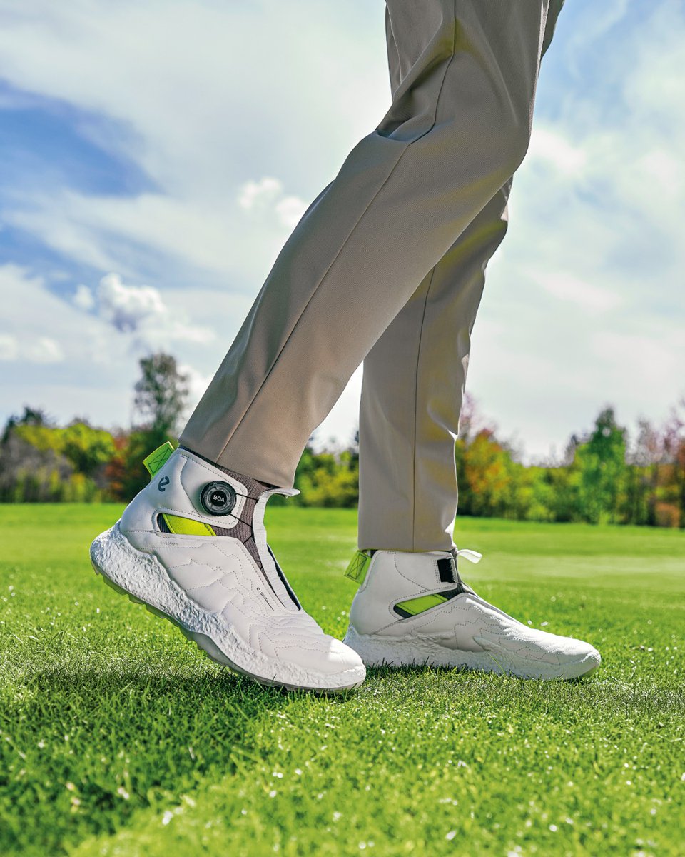 ECCOGOLF's tweet image. Precision that fits your game.

Comfort engineered to move with you, the BIOM H5 HIGH TOP BOA combines ECCO’s signature BIOM NATURAL MOTION technology with the BOA Fit System for a glove-like fit that adapts to every swing.

#TheNatureOfGolf | #GetDialedIn
