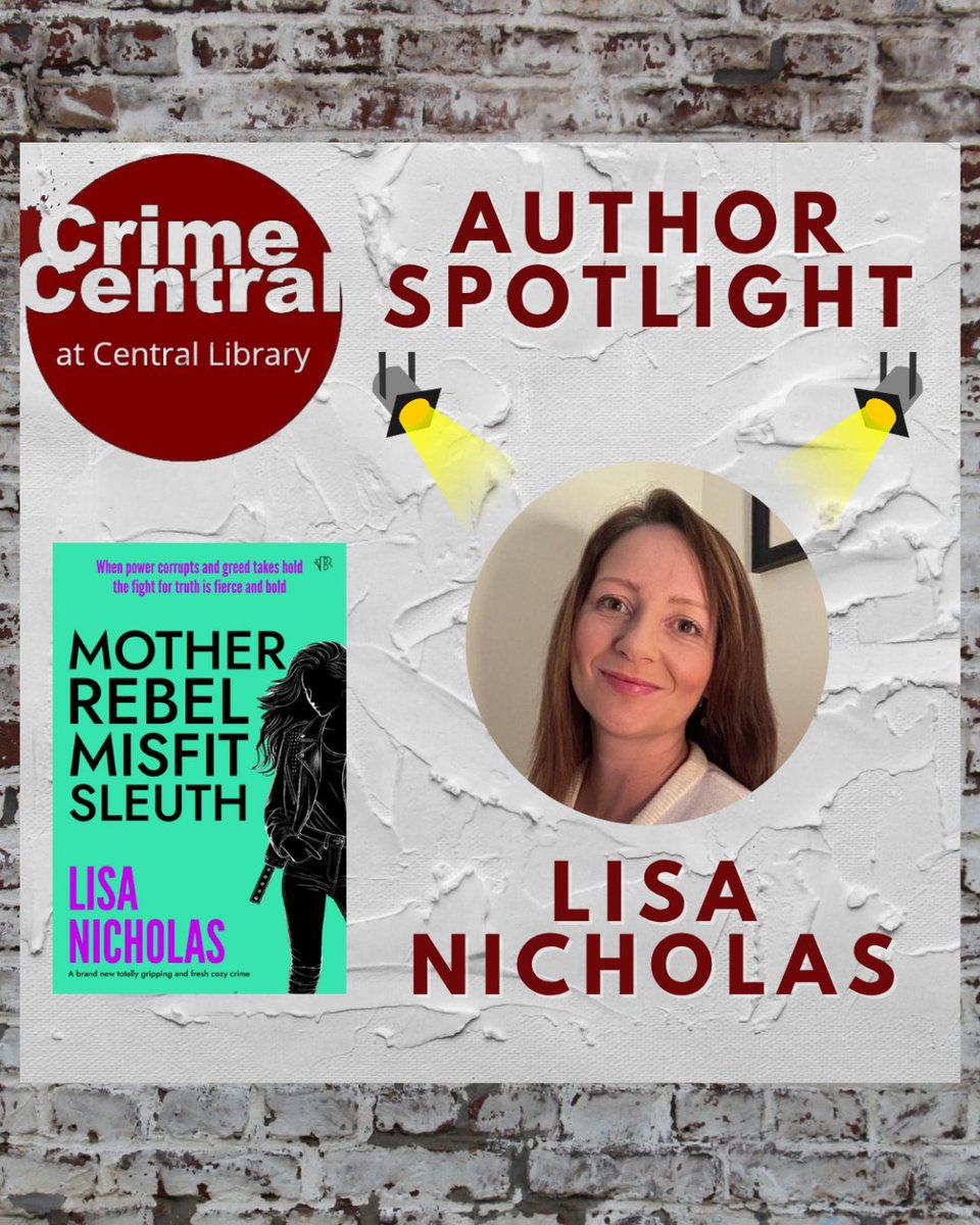 🔦 AUTHOR SPOTLIGHT 🔦 

Lisa Nicholas (<a href="/lisanicholas_x/">Lisa Nicholas</a>) worked in advertising for twenty years before becoming a full time writer ✒️

Lisa is the author of the Mila Kiss series, a cosy crime series with a dark edge.

Join us on Wednesday to see Lisa at Crime Central!