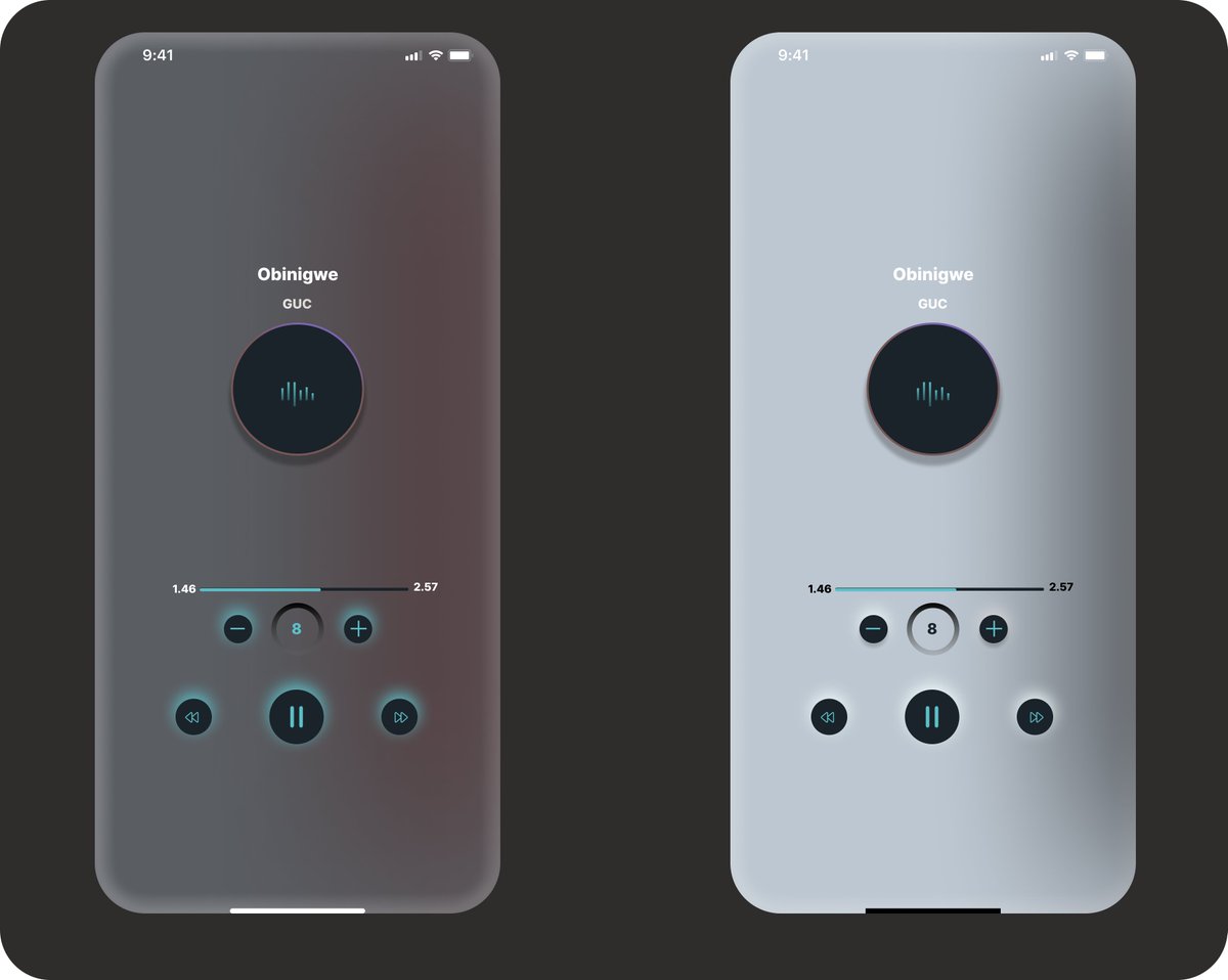 BrightTech_UIUX's tweet photo. 🎧 Minimal Glassmorphism Music Player UI — exploring light &amp; dark themes for a modern audio experience.
Clean, futuristic &amp; user-centered.
#UIDesign #UXDesign #Glassmorphism #MusicApp #DesignInspiration #UIUX #InterfaceDesign #FuturisticDesign #Dribbble #Behance https://t.co/C3ZhFAMGTl