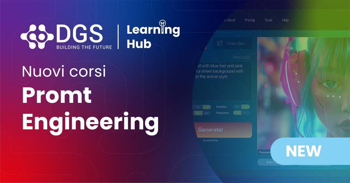 🚀 Un #prompt ben costruito può trasformare un output generico in una soluzione concreta, accelerando processi, migliorando la qualità dei contenuti e supportando decisioni strategiche. 👉Scopri i nuovi #corsi linkedin.com/pulse/due-nuov…
#DGS #DGSEducation #DGSLearningHub #gruppoDGS