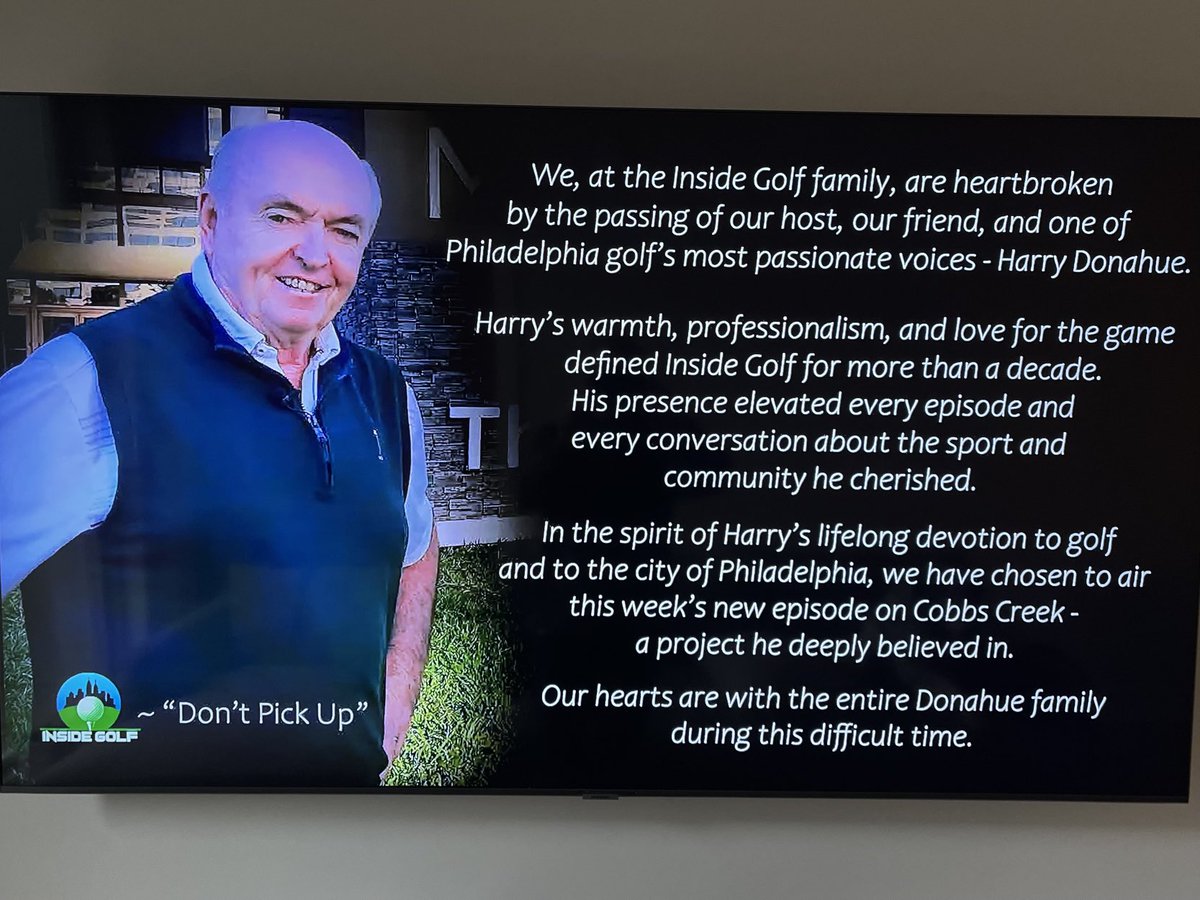 Nice tribute by Inside Golf. RIP Mr. Donahue.