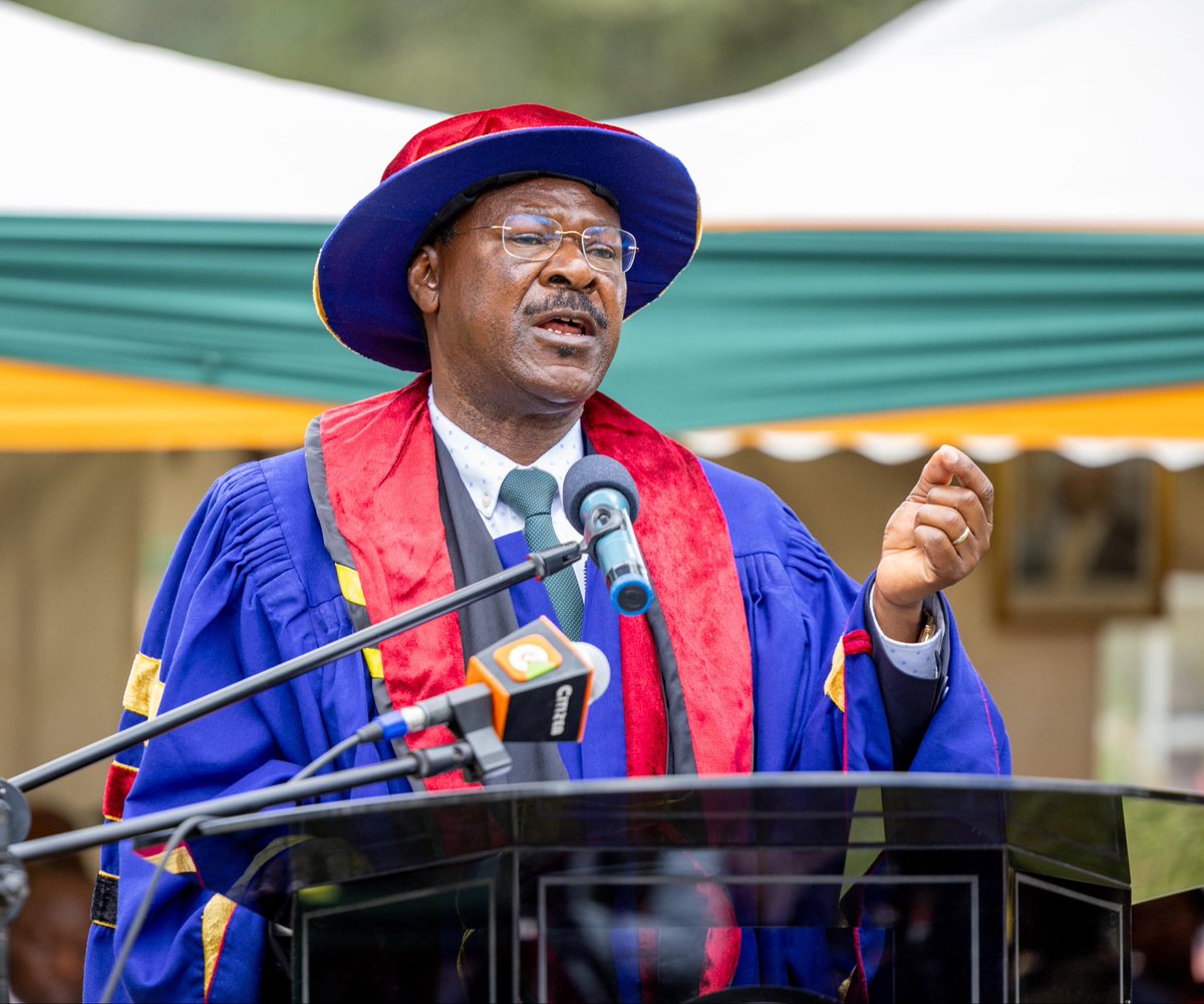 HonWetangula's tweet photo. Today, while presiding over the 48th Graduation Ceremony of the Kenya Forestry College, I warned that rampant forest destruction undermines President William Ruto’s 15 billion trees initiative and pledged that the National Assembly will push for increased funding to fence all gazetted forests to stop encroachment. 

I urged county governments to partner with the Kenya Forest Service to train forest extension officers noting that fencing is essential to protect water catchments and called on the ministry to map disaster-prone areas and prioritise tree planting after recent deadly landslides. 

I congratulated the graduands and urged them to use their skills to advance environmental conservation and the nation’s green-growth agenda.