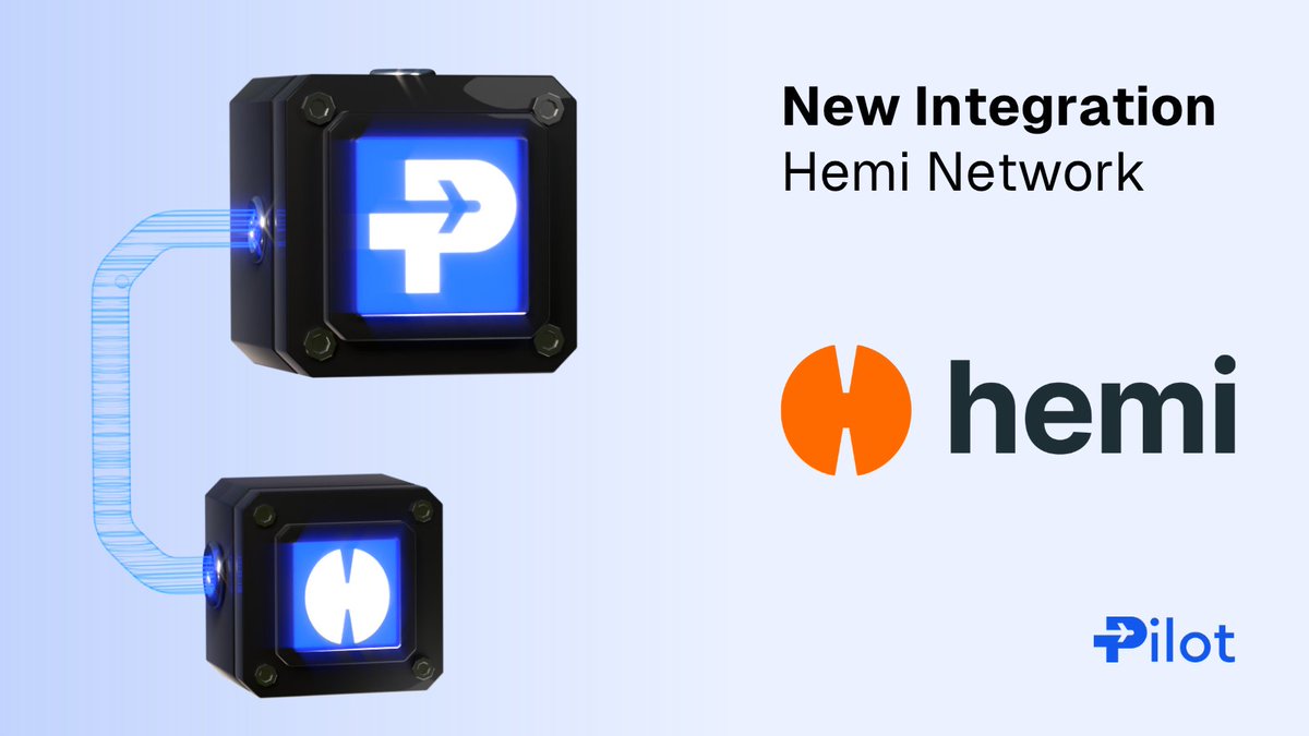 We’ve integrated <a href="/hemi_xyz/">Hemi</a> into Pilot’s private beta.

Now users on Hemi’s super-network (Bitcoin + Ethereum + modular chains) can access Pilot’s AI agent layer.