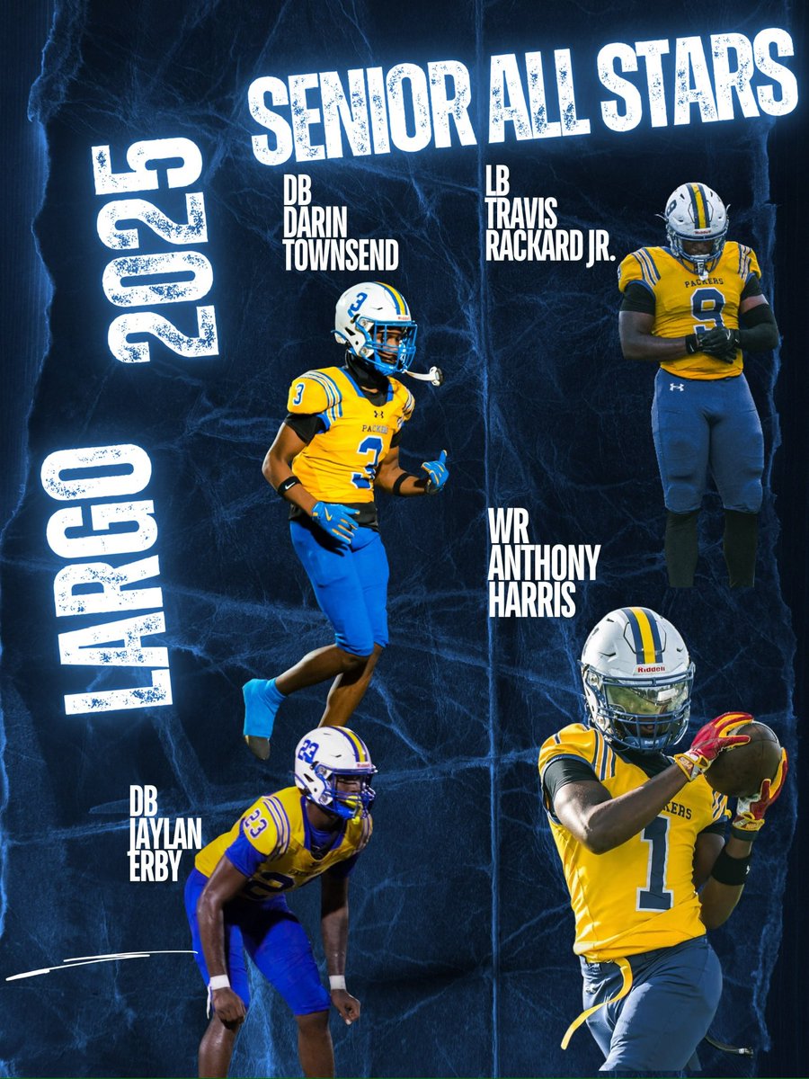 Congrats <a href="/DarinT727/">Darin Townsend</a> <a href="/JaylanErby9/">Jaylan”Fleezy”Erby</a> <a href="/Antjr0/">Anthony Harris Jr</a> <a href="/Travis_rack/">Travis rackard</a> for Being Selected by North County Coaches to represent the North in the County All Star Game <a href="/Biggamebobby/">Bob Putnam</a> <a href="/BigCountyPreps1/">BCP SPORTS</a> <a href="/LargoAthletics/">Packer Athletics</a>