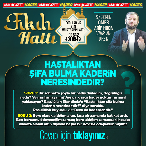 🔴Bir sohbette şöyle bir hadis dinledim, doğruluğu nedir? Ve nasıl anlayalım? Ayrıca kısaca kader noktasına nasıl yaklaşayım?

🔔Haberin detayları için tıklayın ⤵️

milligazete.com.tr/makale/2673331…