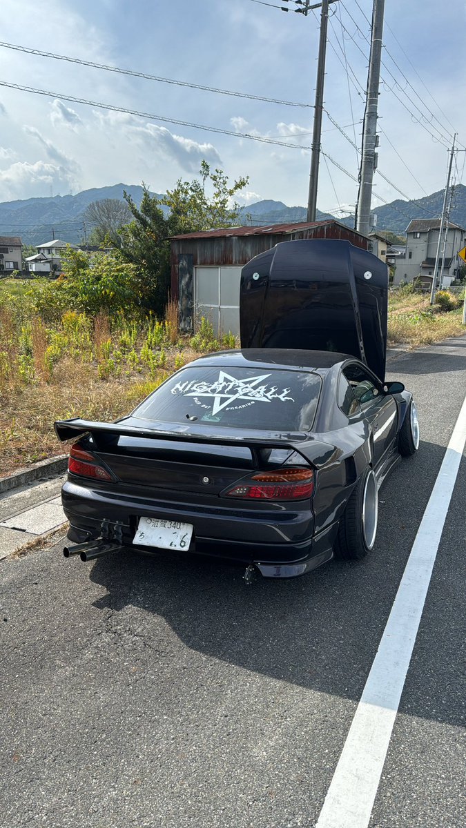 ようやく完成致しまして、、、。

遠目で見たらかっこいいんじゃないの？🙂‍↕️