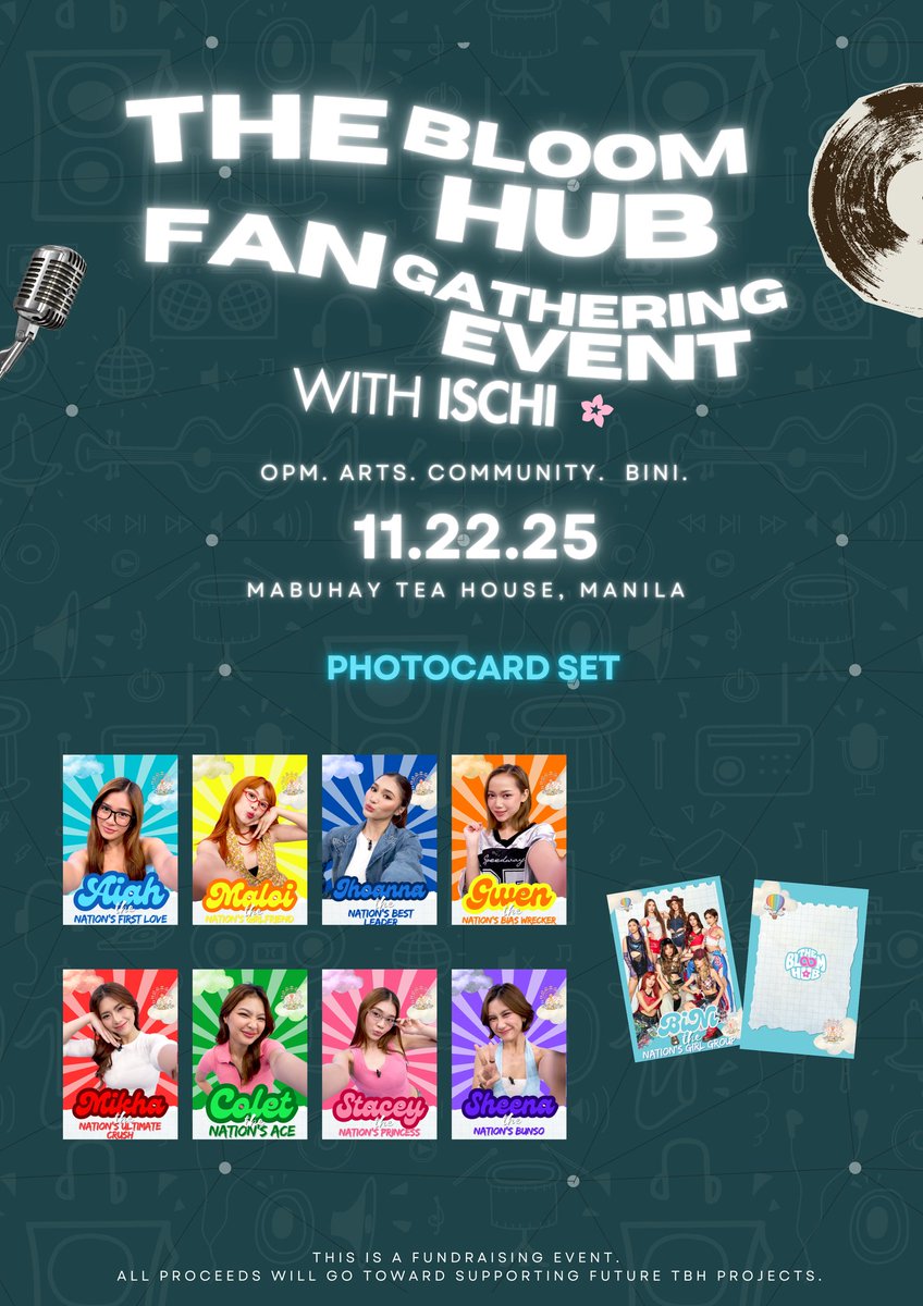_thebloomhub's tweet photo. 19 days to go before our TBH Fan Gathering Event! ๐๐ธ
Super excited na kami, blooms! Check out our fanmade TBH photocard set ๐โจ
Gusto mo rin ng 1 full set? ๐
Slots are still open, register na! ๐ซถ
๐ https://t.co/VUJqMfgYde
#TheBloomHub #TBHEvent #BINI #OPMNight #CupsleeveEvent