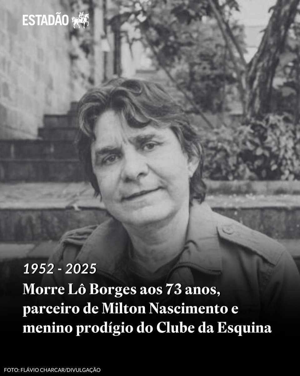 Estadao's tweet photo. LUTO NA MPB | Sexto filho do casal Salomão e Maricota Borges, Salomão Borges Filho, o Lô Borges, morreu aos 73 anos neste domingo, 2. A informação é do jornal O Tempo, de Belo Horizonte. Ele estava internado desde 19 de outubro, após uma intoxicação por medicamentos > https://t.co/LjXFPY64M0

Lô Borges nasceu predestinado à música. Os pais eram músicos amadores - e a casa cheia de filhos, seriam 11 ao todo, facilitou um ambiente propício a melodias e poesia.