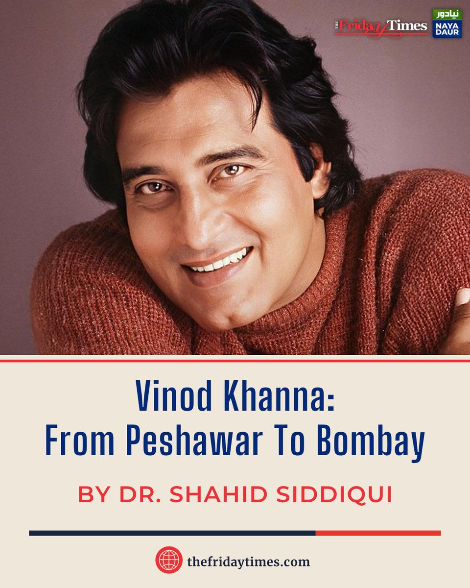 TFT_'s tweet image. He turned away from the lights of film studios and sought spiritual light instead, in the ashram of Guru Rajneesh (Osho) in Oregon, USA. 
By Dr. Shahid Siddiqui
@shahidksiddiqui

Read: thefridaytimes.com/02-Nov-2025/vi…

#VinodKhanna #Peshawar #BombayVibes #Bollywood #Legend #IndianCinema
