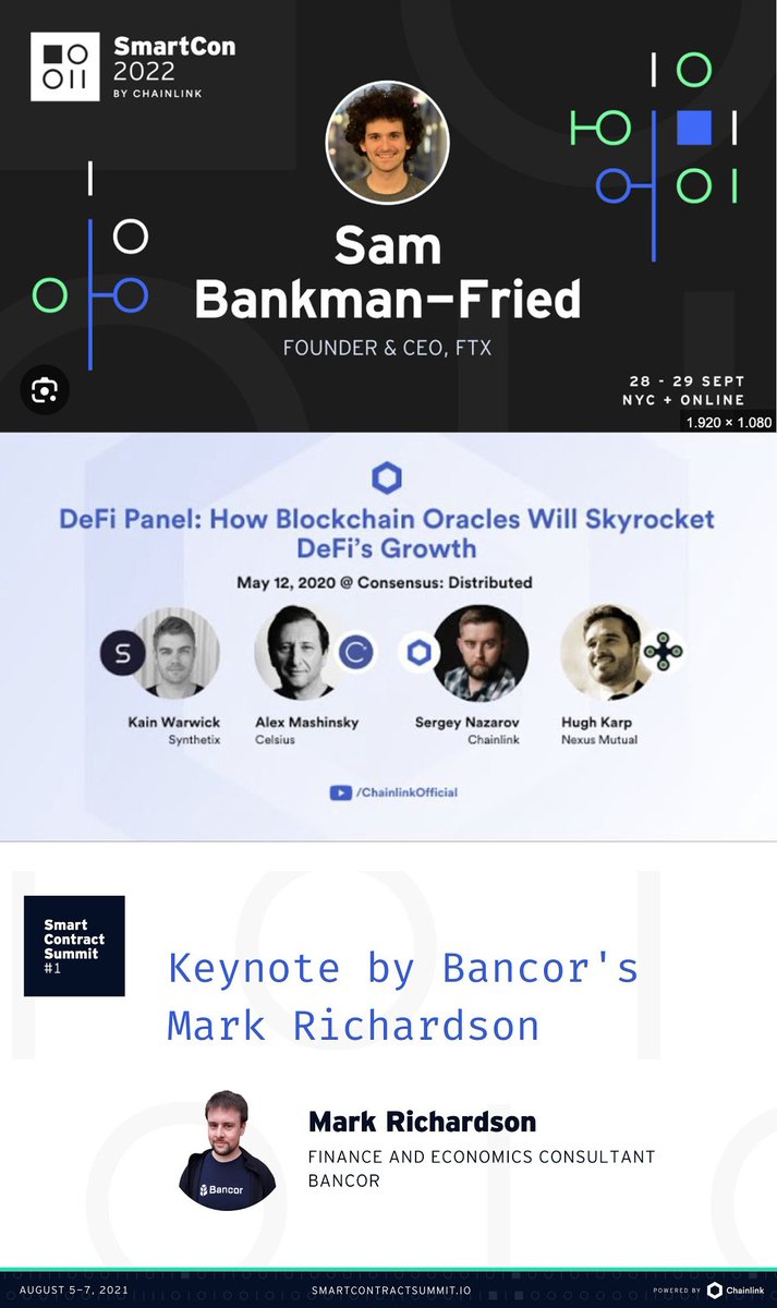 ExposeChainLink's tweet image. Which SmartCon speaker is the next to go bankrupt and end up in prison?