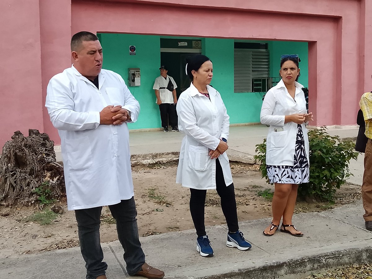 Dgsmjibacoa's tweet photo. Se realiza matutino en el Policlínico 7 de Noviembre  informando todo el acontecer nacional e internacional.
#LasTunasPorLaSalud
#SaludMajibacoa https://t.co/vOGJVS95Ot