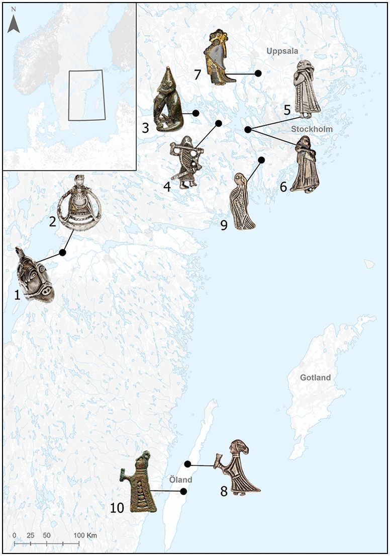 Map of Sweden with #Viking Age anthropomorphic figurines #MedievalMonday
Often studied for what they symbolised, new research analyses how they were made and used, moving beyond categorisation to understand how the objects 'intra-acted' with the world.

🆓 doi.org/10.15184/aqy.2…