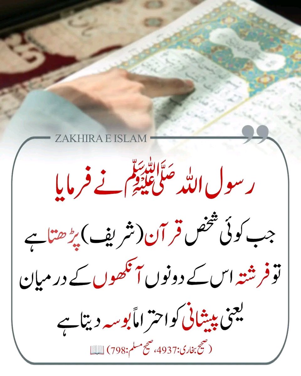 ChotiSheikhni's tweet image. قرآن پاک پڑھنے والوں سے  فرشتوں کی محبت 👇🏻