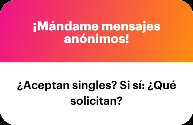 Solo cuando a tatis se le antoja
Por eso se avisa que estén muy atentos para la convocatoria de singles 😈