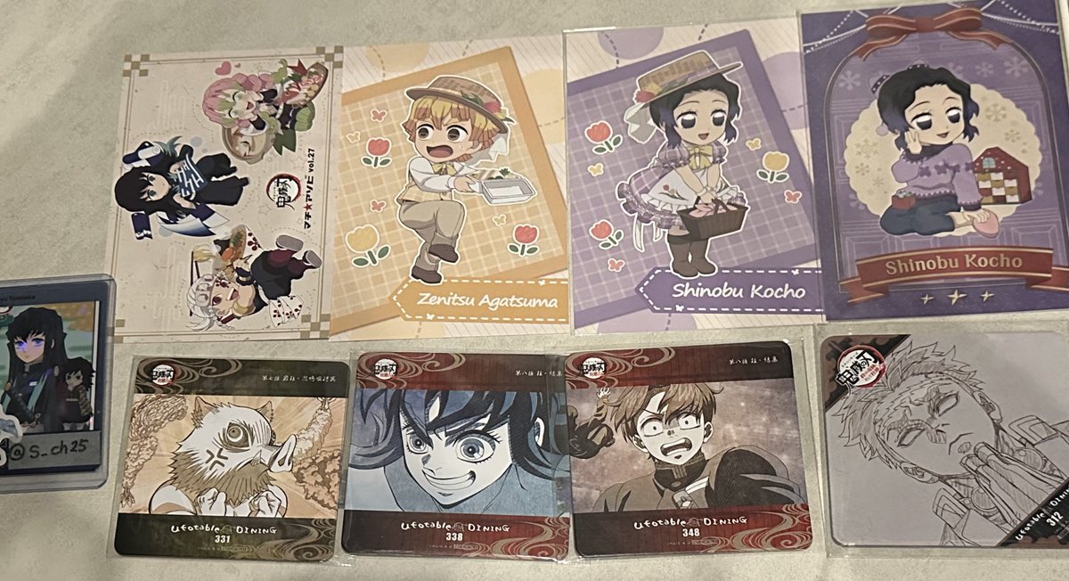 【交換】鬼滅の刃 ufotable サンシャイン コースター

求:義勇 無一郎 猗窩座 蜜璃 童磨 伊之助

譲:無一郎 実弥 伊之助 天元 玄弥 悲鳴嶼 しのぶ 善逸 珠世 半天狗 村田

譲👑🌎は同じ絵文字の物と交換を希望しています。
大変難しいかと思いますがお声掛けよろしくお願い致します。→