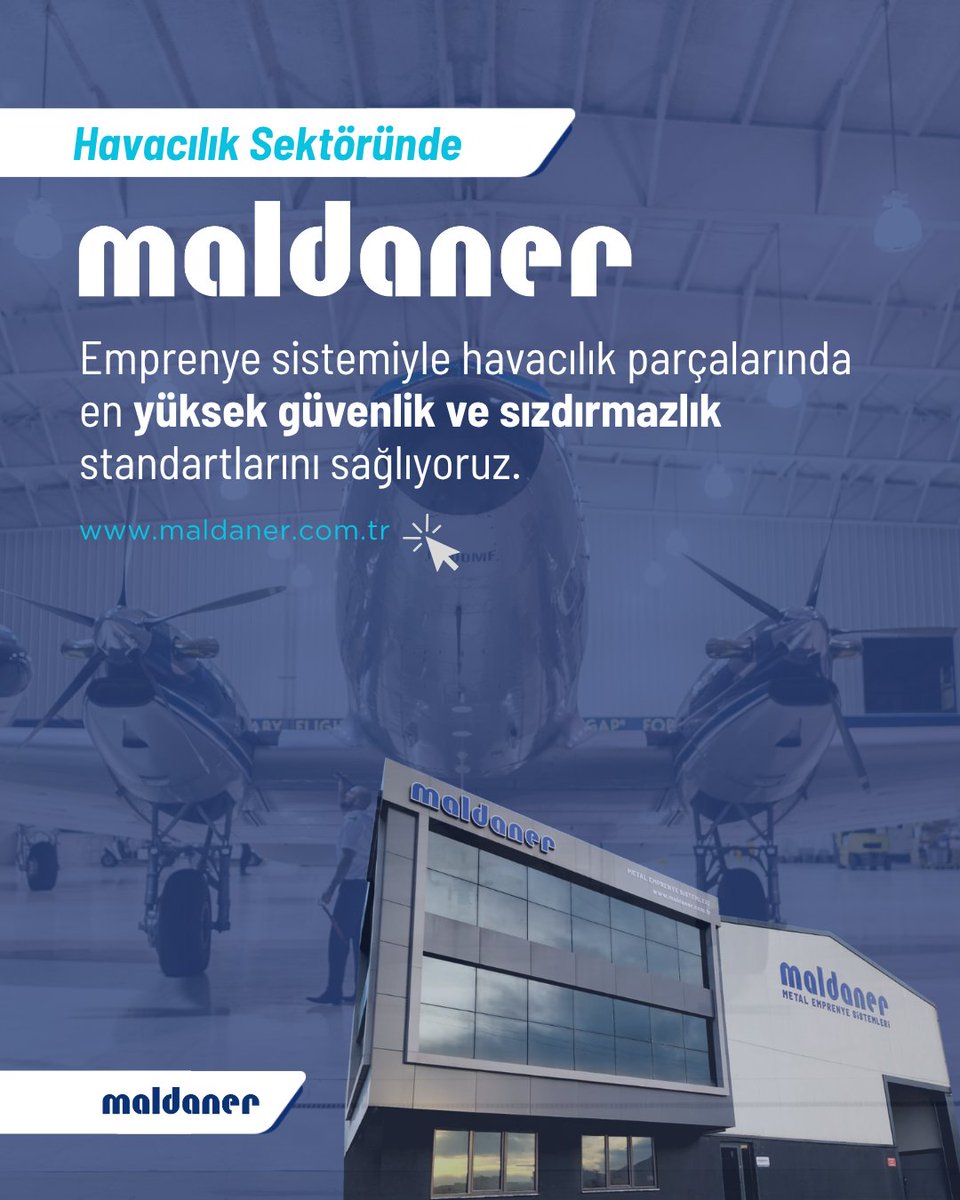 MaldanerME's tweet photo. Maldaner, havacılık parçalarında en yüksek güvenlik ve sızdırmazlık standartlarını sağlamak için burada. Yüksek irtifa, yüksek ısı ve yüksek basınç gibi risk faktörlerini ortadan kaldıran emprenye sistemi sayesinde, her parça için maksimum güvenilirlik sunar.

#Maldaner https://t.co/NmqZ5sHkvG