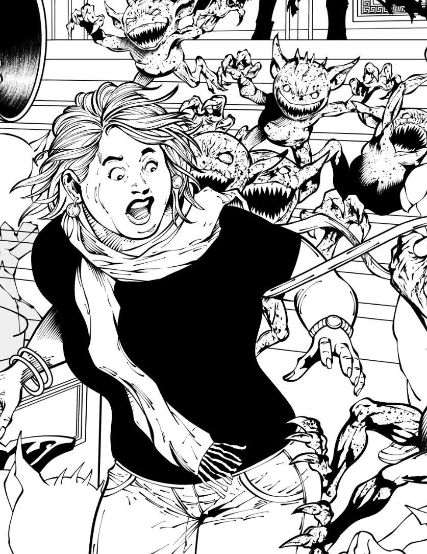 e_lyrio's tweet photo. The terror awakens in the shadows, sharp claws and insatiable hunger! Support the SAFEGUARD project immediately and prevent chaos from devouring us.
.
#lyrioinks #Safeguard #Genuinecomics #HorrorAwakens #MonsterInvasion #JoinSafeguard #NightmareAlert https://t.co/EXuFiMEz9n