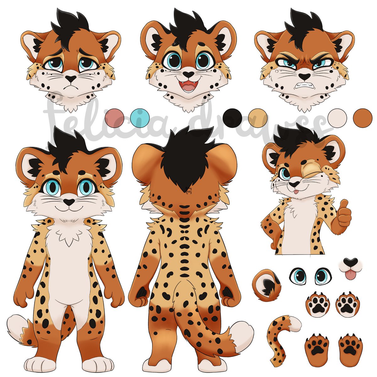 felicia_drawss's tweet image. Ref Sheet of my friend Vtuber 🫡

-------#refsheet ------

#artmoots #commissionopen