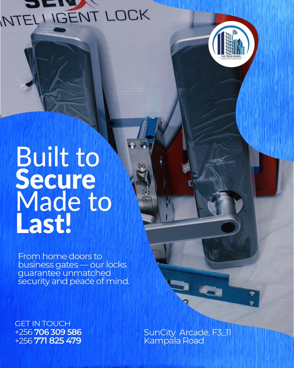 From home doors to business gates - our locks guarantee unmatched security and peace of mind. #TheTrendworks #security