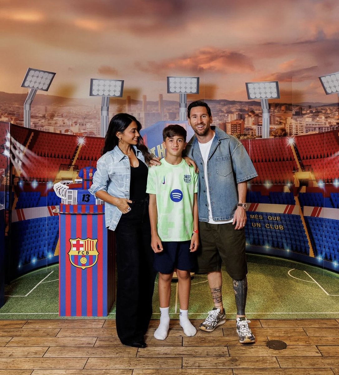 احتفال ابن ميسي بعيد ميلاده 💙❤️