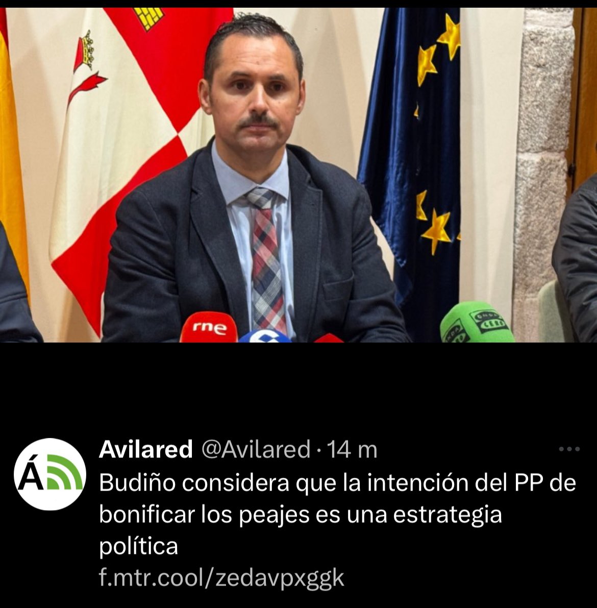 #PorÁvila ya incluyó en su programa electoral del 2019 la bonificación de los peajes de la AP-51 y AP-61.
Tic tac, Tic tac…. 
Seguimos esperando. 
#Populismo en estado puro.