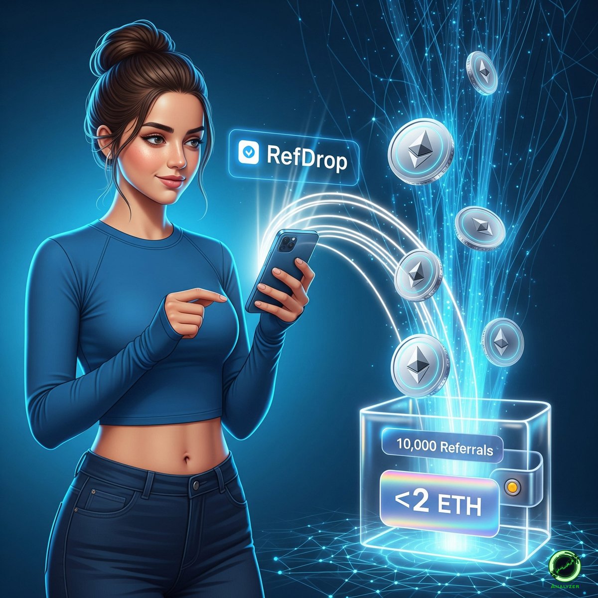 WileyJones1995's tweet image. Power users, listen up! #RefDrop is made for you.

Earning potential?
Literally limitless. 🚀

Check out the details of this great prize
 by visiting the Twitter Analyzer.