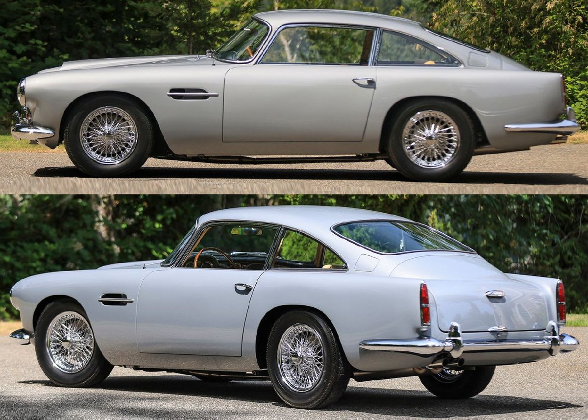 UltimativCars's tweet photo. #PebbleBeach2025

The #AstonMartin #DB4 #S2 (1960/61) was made in 349 units w/o prototype - 200 RHDs &amp; 150 #LHD|s -, like this Switzerland🇨🇭1st.-reg (45 u.) w/ #matchingnumbers.

US-restored &amp; repainted in 2021, this '60-unit is n°438 (187/349), est. $0.4-0.5M, was sold at $390k. https://t.co/ks78tgiByF