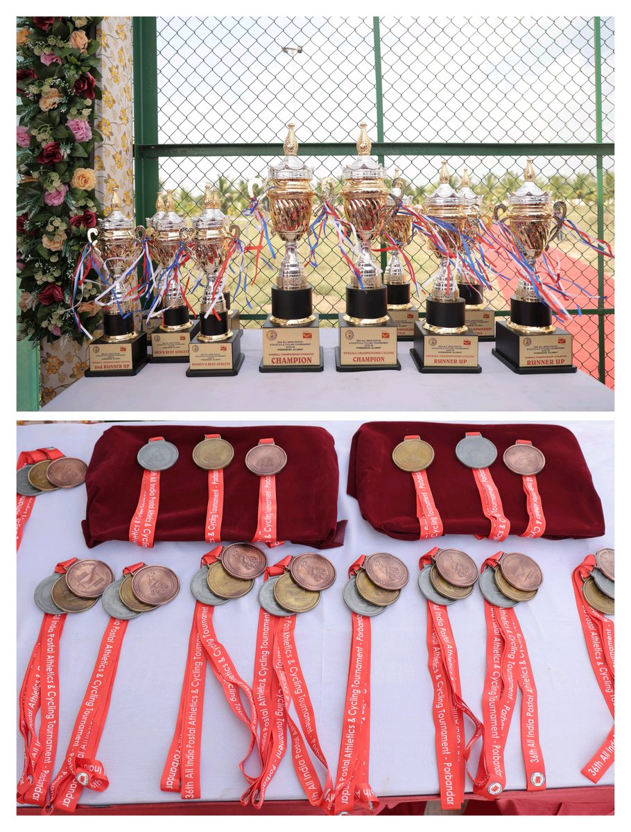 pmg_rajkot's tweet image. The 36th All India Postal Athletics &amp;amp; Cycling Tournament 2025-26 concluded today with a grand closing ceremony! 🏅

Medals and awards were presented, celebrating the hard work and sportsmanship of all participants. A proud moment for the India Post family! 👏 #IndiaPost