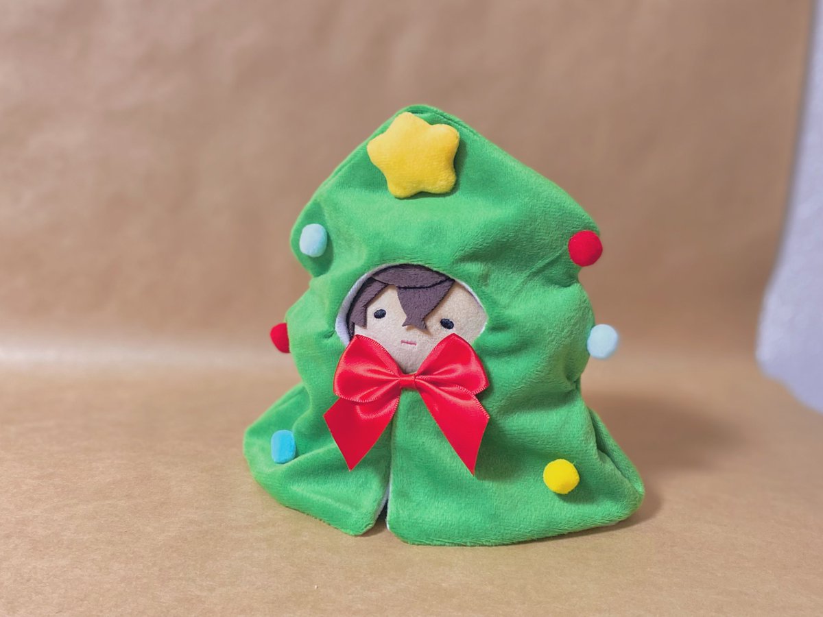 キャンドゥ新商品クリスマスぬい服 ぬいぐるみ用着ぐるみツリー220円