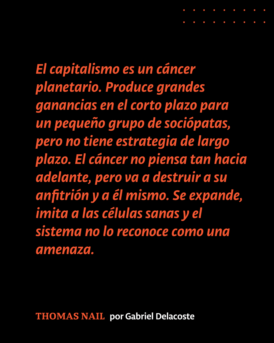 📰 «El capitalismo es un cáncer planetario»

Con el filósofo estadounidense Thomas Nail <a href="/xThomas_Nail/">Thomas Nail</a>

🖋️ Gabriel Delacoste
📸 gagosian.com

brecha.uy/thomas_nail/