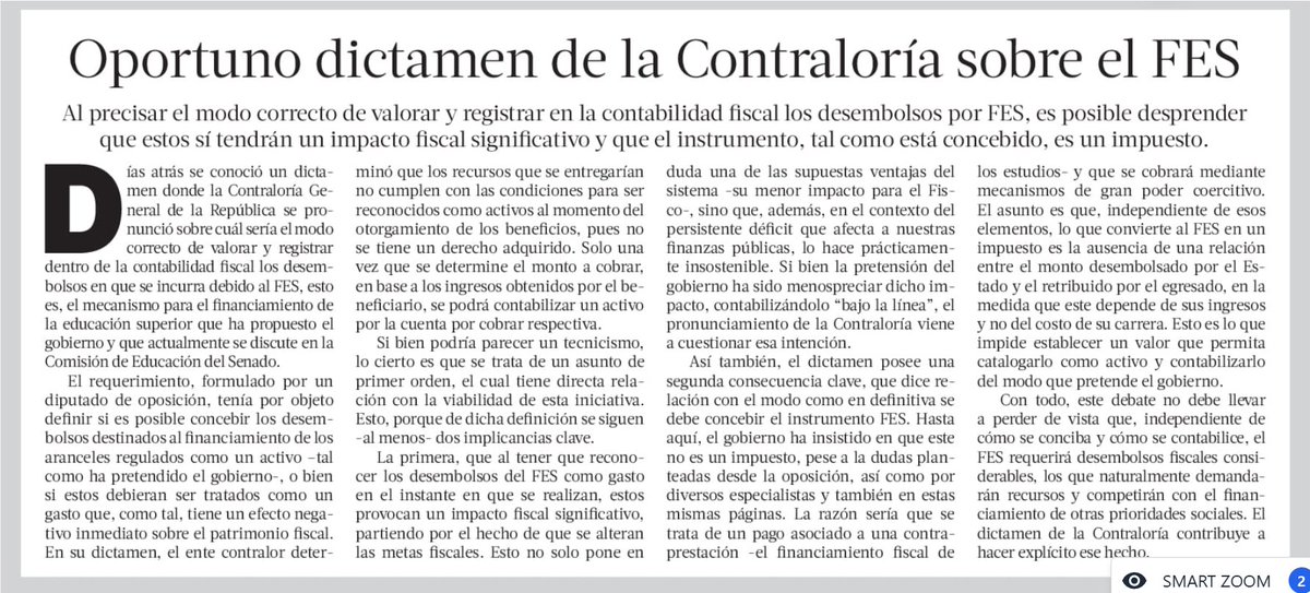 simonpintof's tweet image. Sobre el FES, será muy interesante la respuesta que entregará el Mineduc y Dipres sobre algo que es evidente: su proyecto de financiamiento para la ed. superior se trata de un impuesto!