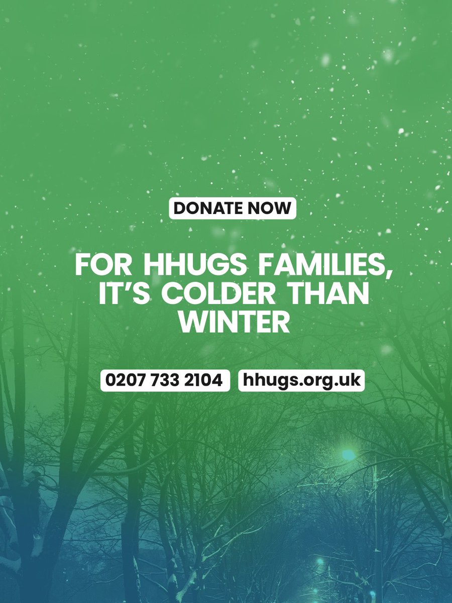 When the cold bites, choices become impossible, heat or food, bills or blankets.
For families left isolated by restrictions, your kindness becomes their lifeline.
This winter, help a family stay warm, fed and hopeful.
Donate at hhugs.org.uk/winter-2025 #hhugs