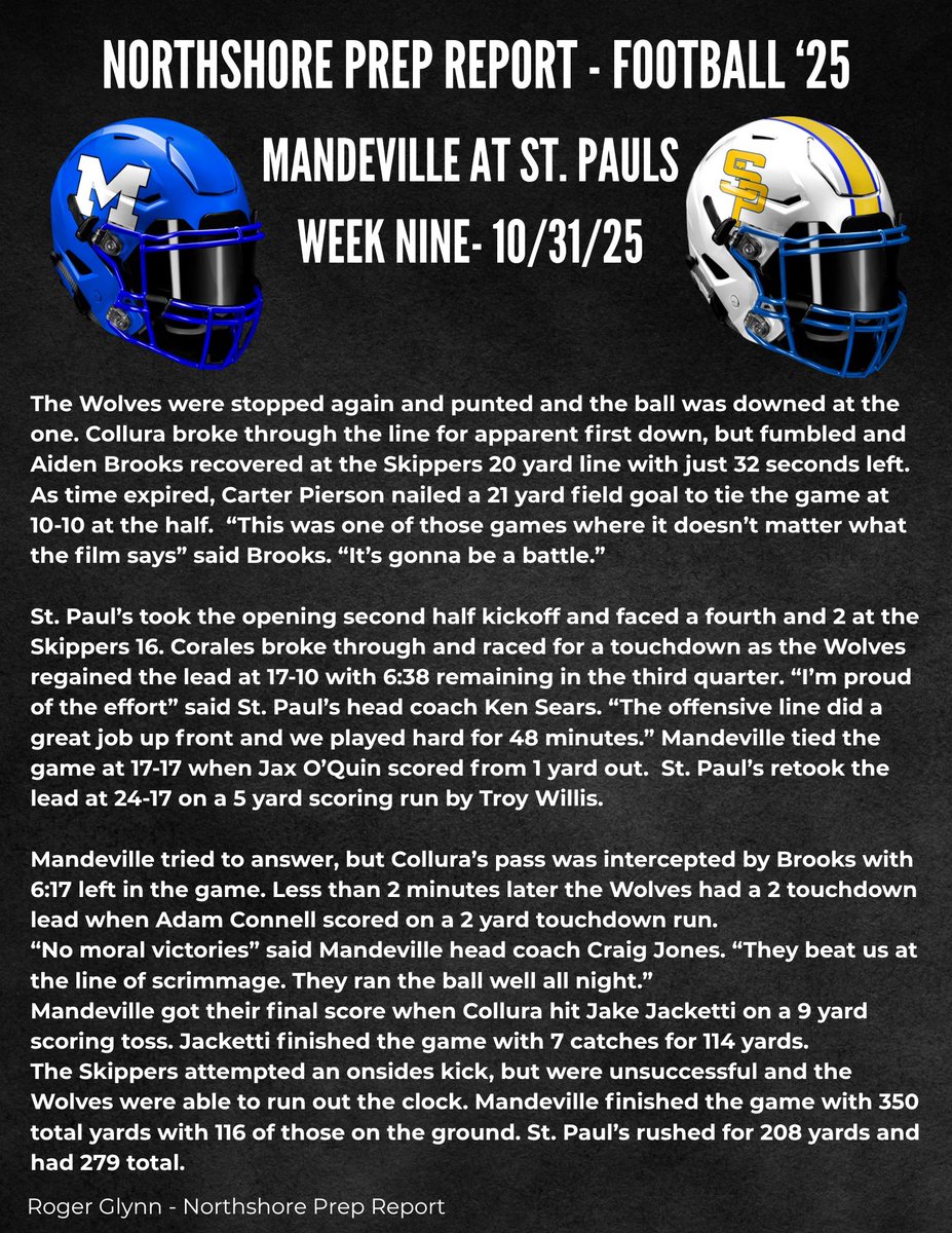 Northshore Prep Report tweet media