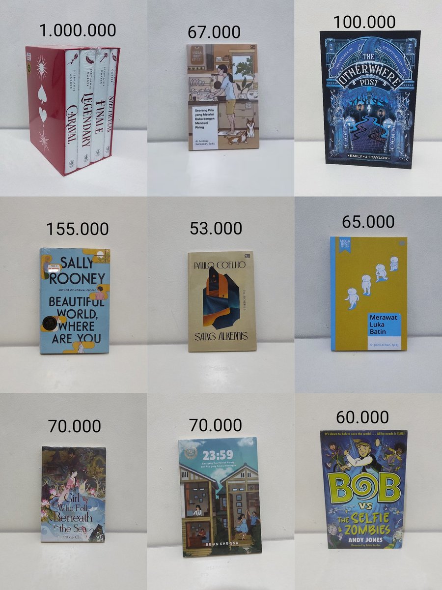 WTS NEW AND PRELOVED BOOKS tweet media