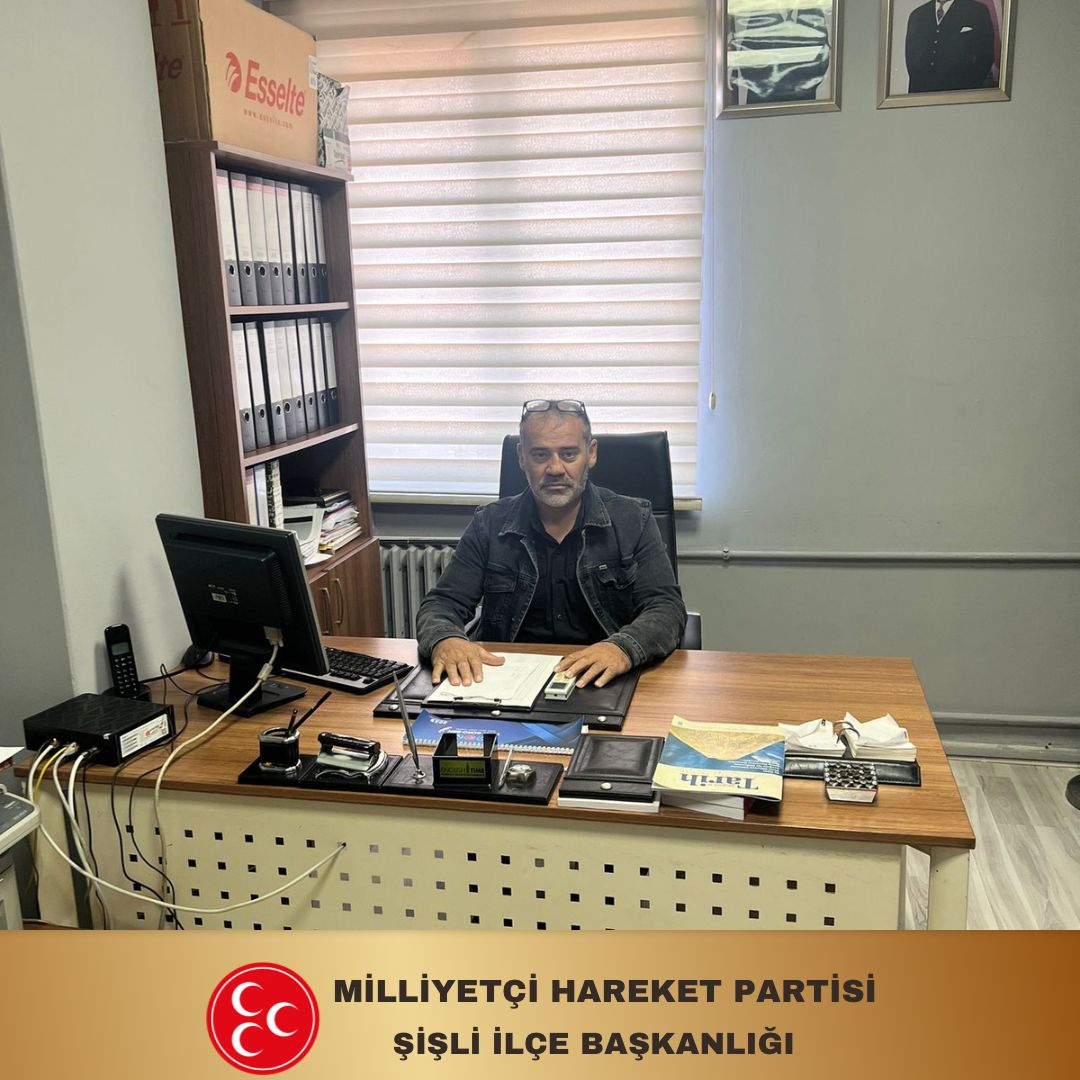Milliyetçi Hareket Partisi Şişli İlçe Başkanlığımız her daim açık ve görevinin başında, dava arkadaşımız Günay Kaya ilçemizde misafirlerimizi ağırlamayı bekler
<a href="/_MHPistanbul_/">MHP İstanbul</a>
 <a href="/sertel_selim/">Sertel Selim</a> 
<a href="/YasarKaba17/">Yasar Kaba</a>
<a href="/AhmetBilgic1453/">Ahmet Bilgiç</a> 
<a href="/ouz_cabbar/">Oğuz Tolga Cabbar</a>