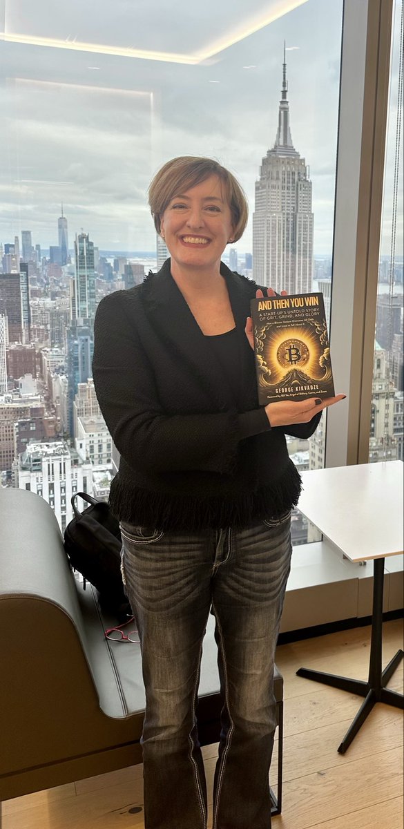 CaitlinLong_'s tweet image. CONGRATS to the @CipherInc team &amp;amp; esp to @rftylerpage for *terrific* execution! And thx to @BitfuryGeorge for leaving me a signed copy of his new book, which includes a section on Cipher. What an evolution since inception when George first contacted me about joining the board! 👏