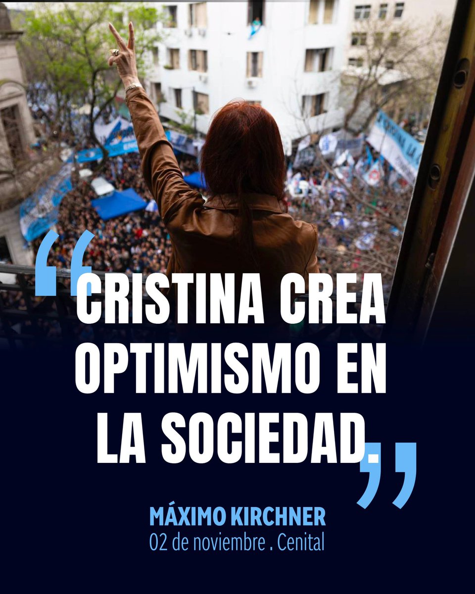 Cierto. Ahora que está presa hay algo de esperanza.