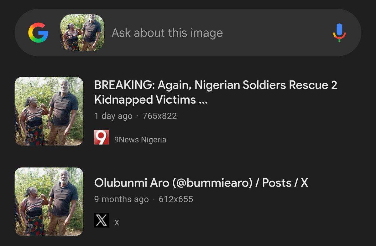 nodeywhineme's tweet photo. @Danidon__ @hadj_gesinde the person didn't post the picture. clicking on the source takes you to the accounts profile, not the picture. this is a crawling error from Google. it's showing this way because the person retweeted the tweet that contains the photo https://t.co/tzcNSgjgfz