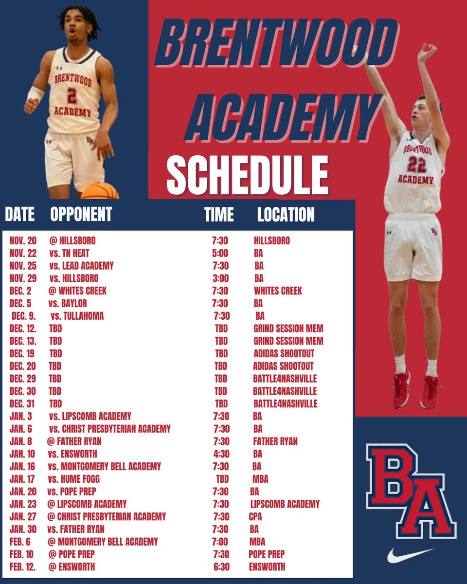 Brentwood Academy Boys Basketball tweet media