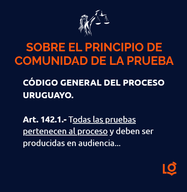 jolismazon's tweet image. UNA DISCUSIÓN INTERESANTE SOBRE EL PRINCIPIO DE COMUNIDAD DE LA PRUEBA

🔆Uno de los principios más interesantes y menos entendidos de la actividad probatoria es el principio de COMUNIDAD. Pocos son los códigos procesales civiles -como el uruguayo- que contienen disposiciones…