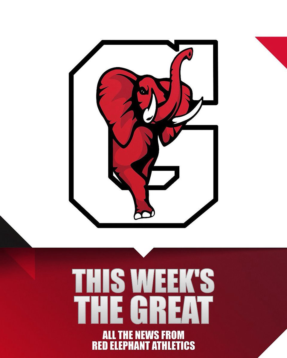 goredelephants's tweet image. In this week&apos;s edition of the Gainesville Red Elephant Athletics Tribune: GHS flag football earns program first and cross country duo run to state berth #GoBigRed

THE GREAT: goredelephants.com/the-great
