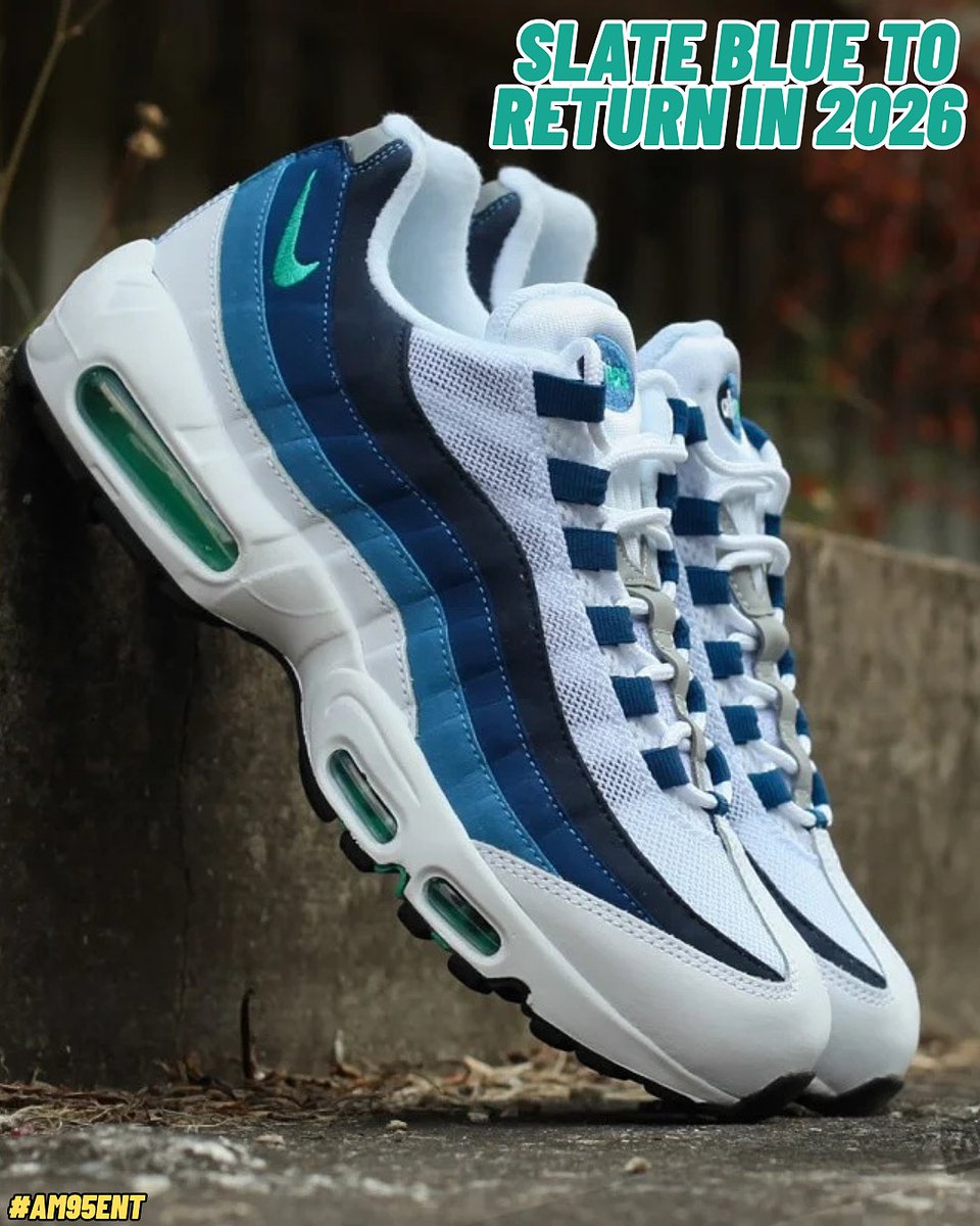 2026年 復刻予定】 NIKE AIR MAX 95 BIG BUBBLE “Blue Slate” (ナイキ