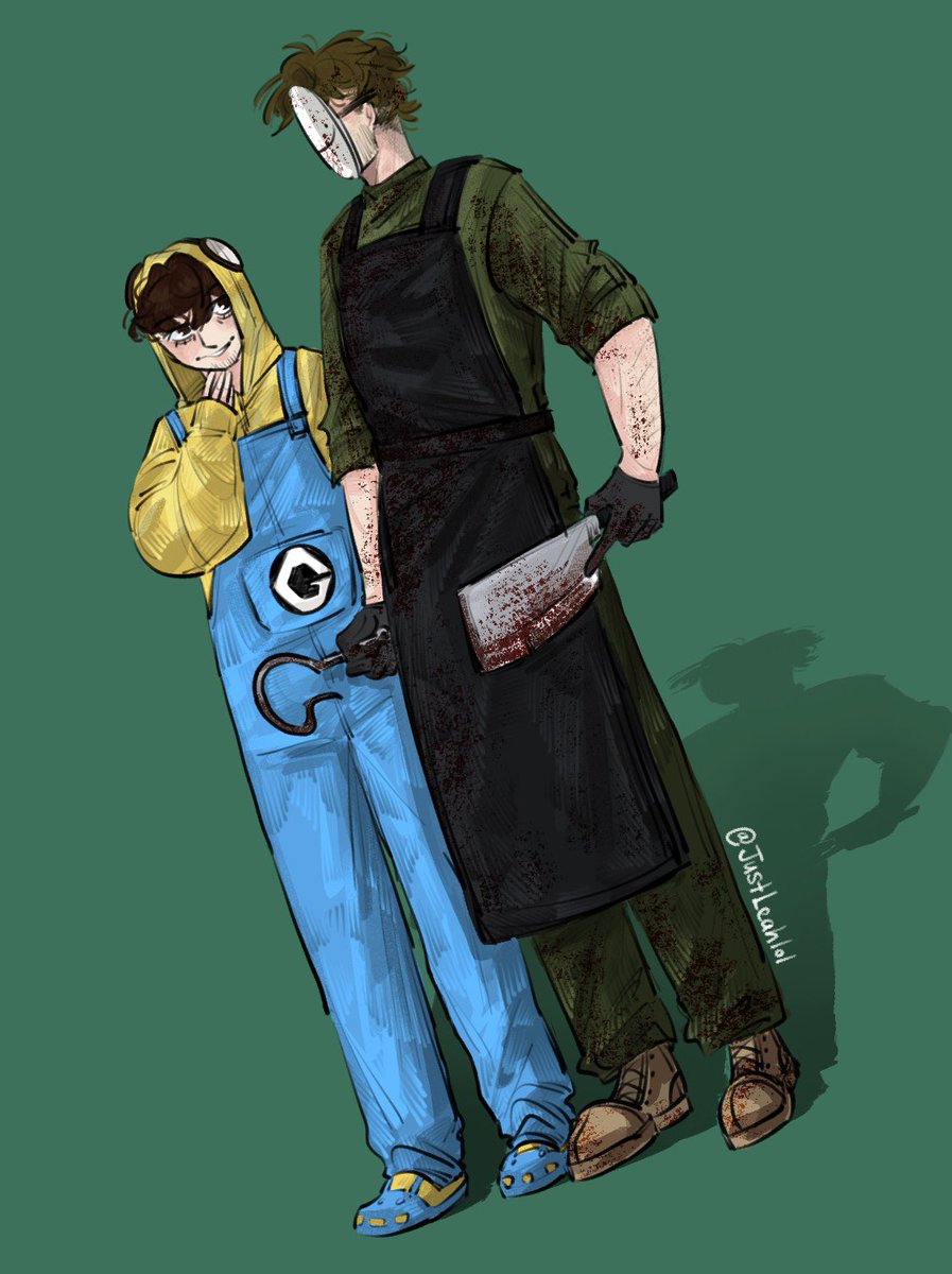The butcher and his minion bf

#dreamfanart #georgenotfoundfanart #gnffanart #dnf