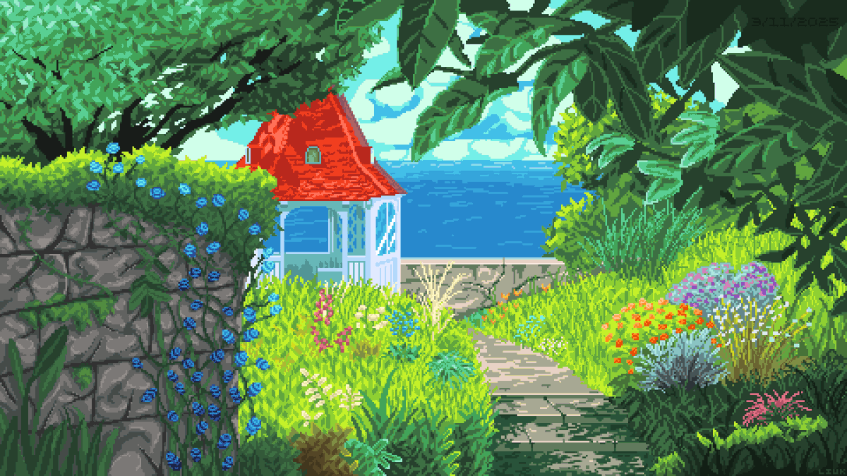 LiukRast's tweet photo. :3 #pixelart #ghibli https://t.co/n34T7Pv5a5