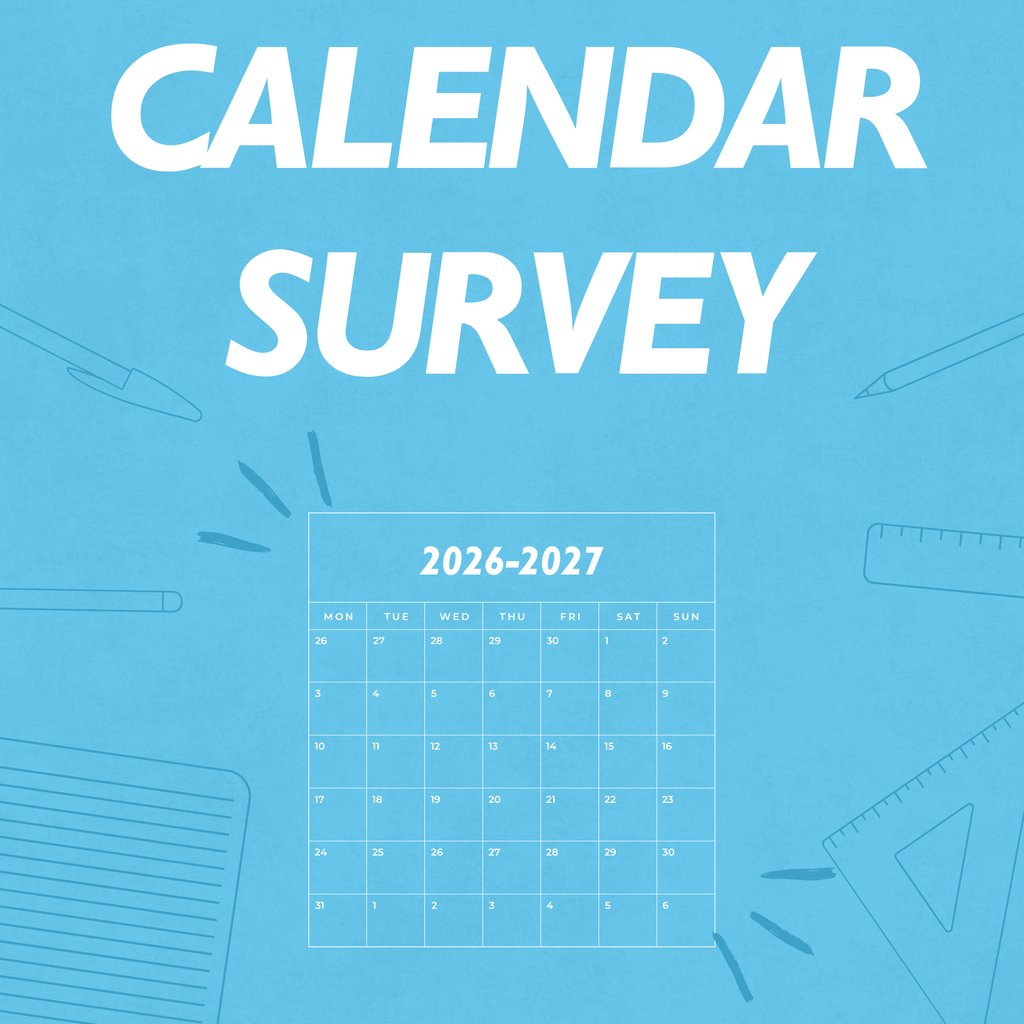 ConroeISD's tweet image. Conroe ISD’s DLPDMC is currently seeking feedback from families, staff members, and the community for the 26-27 school calendar. The survey will close on Tuesday, Nov 11, at 4 pm.

Survey: forms.gle/wzoX4ESfA9LEwE…  

Spanish Survey: forms.gle/286QNE2R76RQwA…