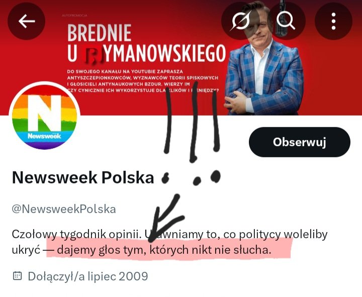 Motto Newsweeka. 😂😂😂