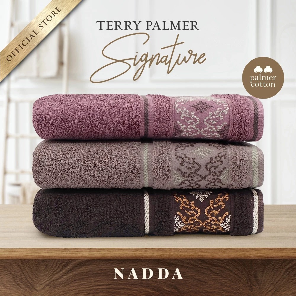 Handuk premium Terry Palmer Signature - Nadda! Bahan US cotton dengan kelembutan maksimal, daya serap tinggi, dan gramasi premium. Kualitas hotel di rumah Anda! 🛁✨

Link 👉 s.shopee.co.id/12HFFYOlx?shar…