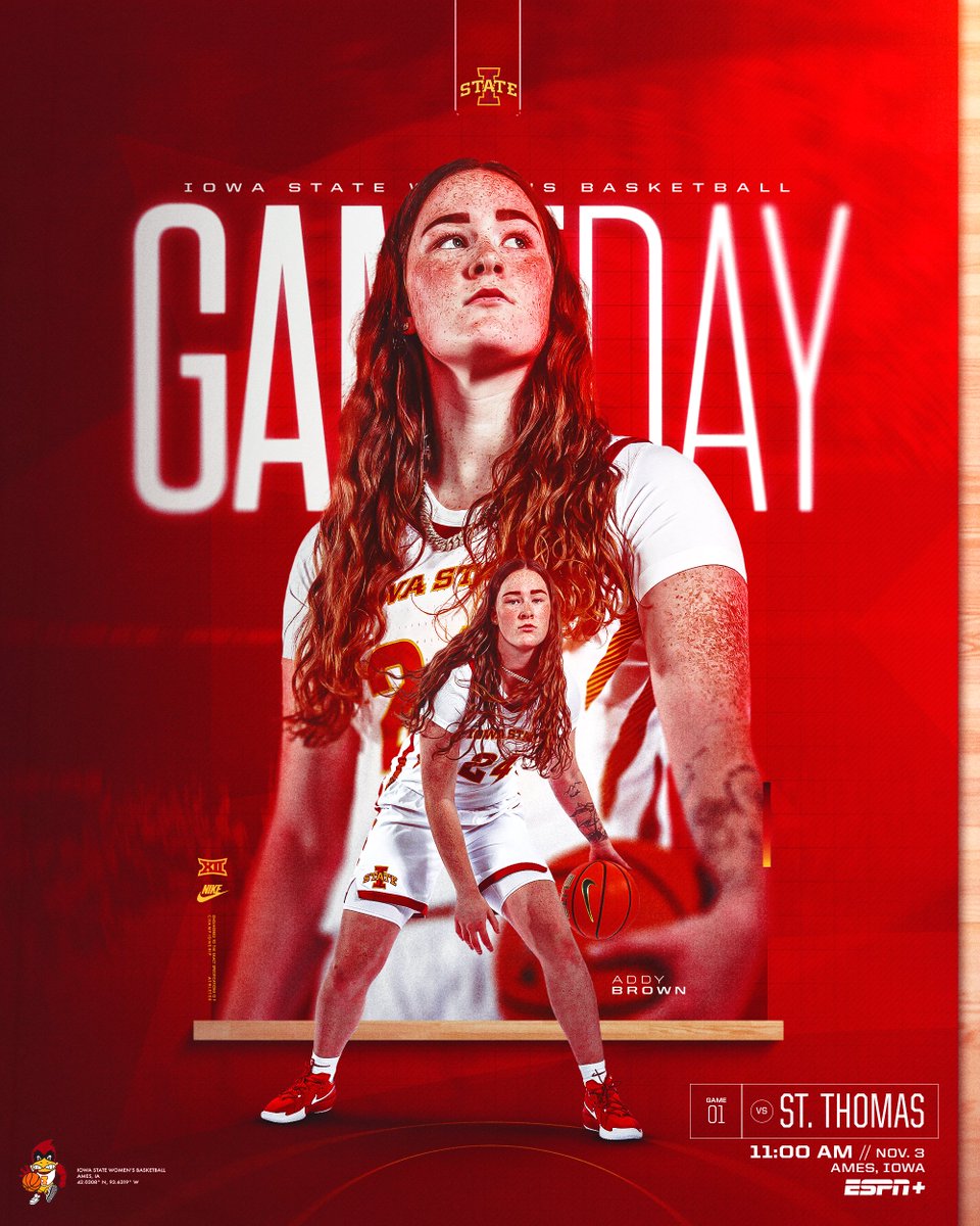 rise &amp; shine, it's finally 𝙂𝘼𝙈𝙀𝘿𝘼𝙔!!

🌪️🏀🌪️ | linktr.ee/cyclonewbball